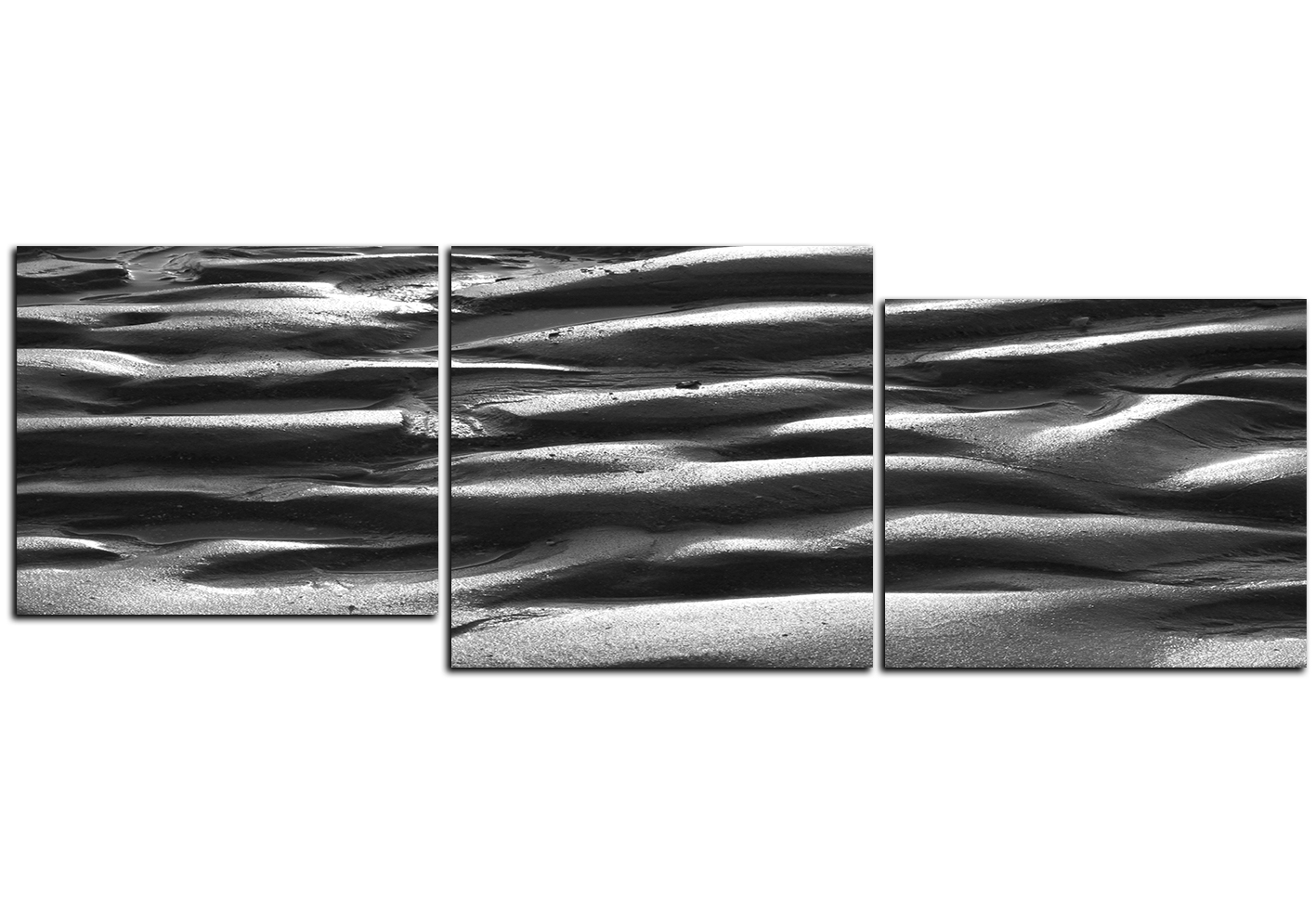 Obraz na plátně - Písek s texturou - panoráma Obraz na plátně - Písek s texturou - panoráma